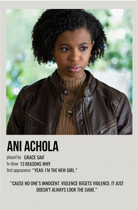 13 reasons why chloe|ani achola.